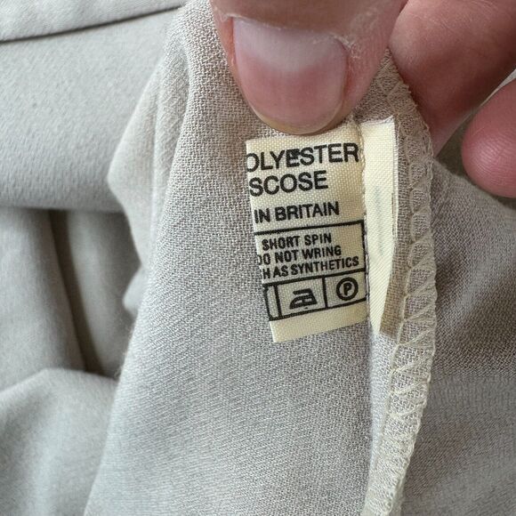 Ego Women's Button‎ Front Trench Coat Tie Waist Long Sleeve Gray - Picture 11 of 15